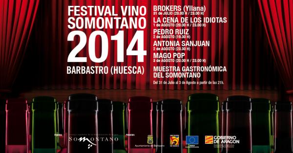 FestivalSomontano14cartel