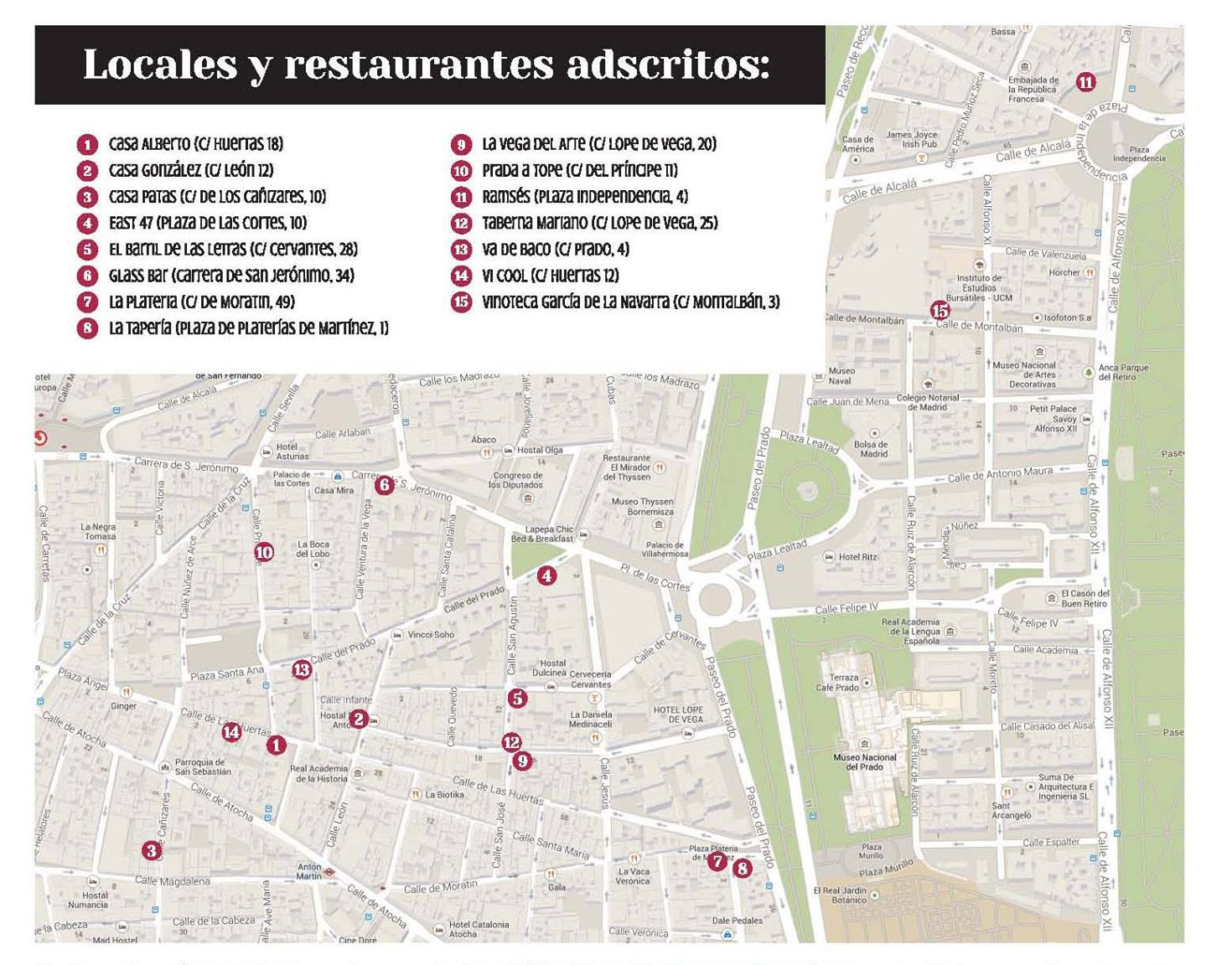 mapa Gastro Bacchus