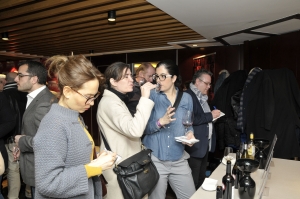 La presentación en Madrid se acompañó de un showrrom de vinos de Navarra.